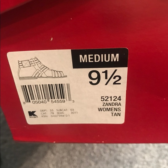 Brown leather gladiator style sandal - Picture 2 of 2